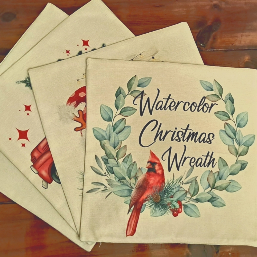 🌲 Christmas Covers Pillow Set of 4